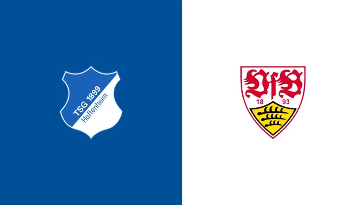 Logos de TSG Hoffenheim et VfB Stuttgart