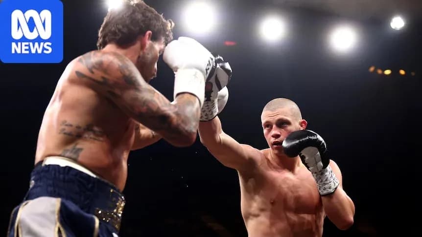 Deux boxeurs s'affrontant sur le ring