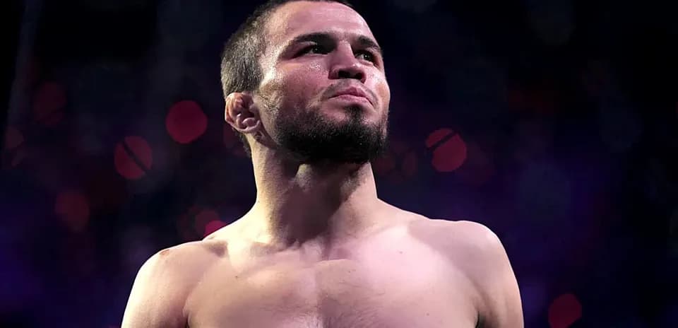 Lutteur sur le ring avant un combat