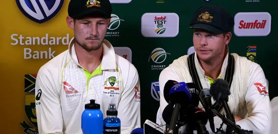 Joueurs australiens lors d'une conférence de presse