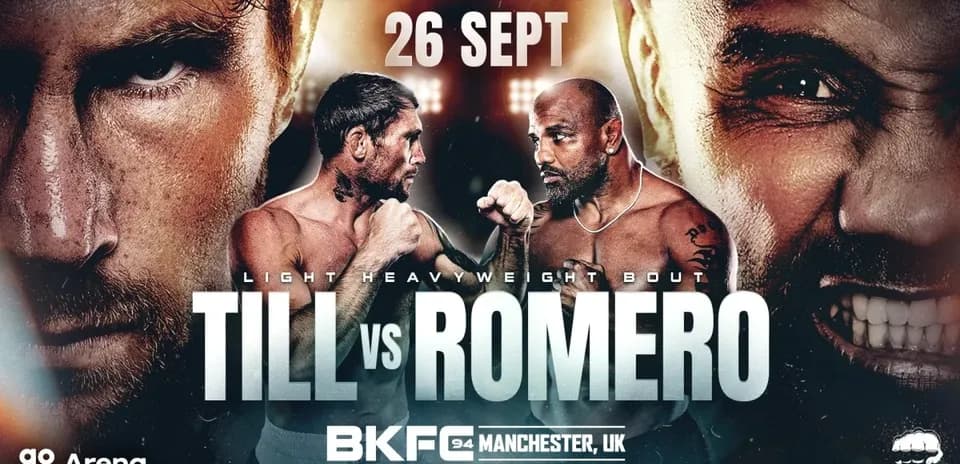 Affiche du combat Till contre Romero, 26 septembre