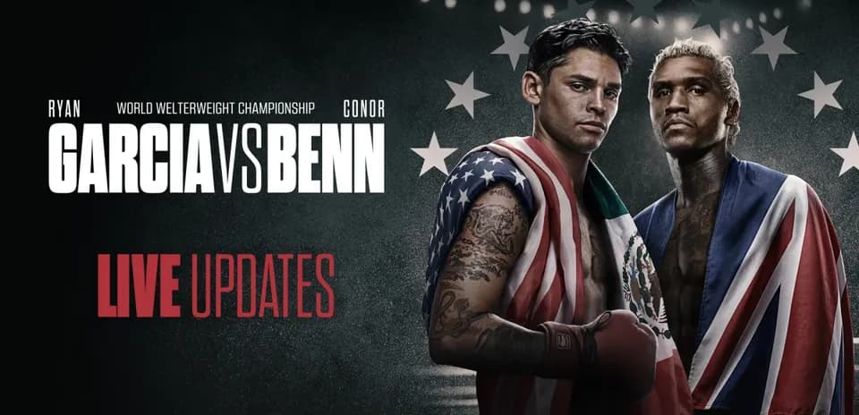 Ryan Garcia and Conor Benn promoting boxing match