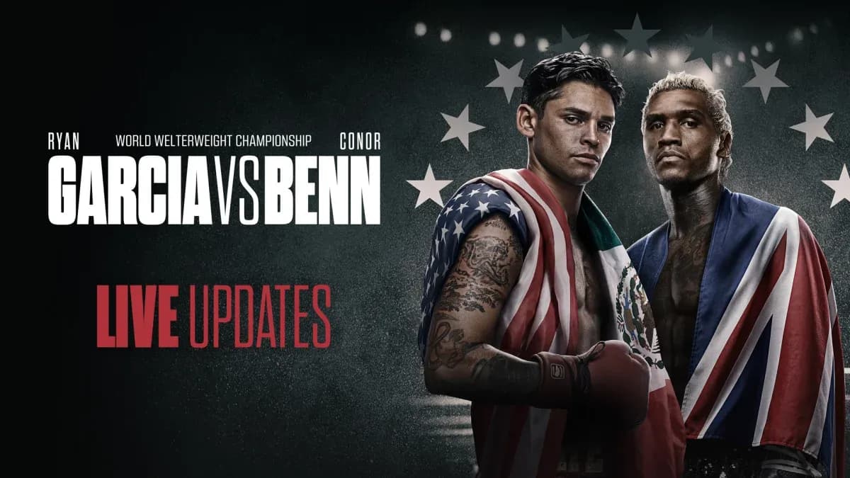 Ryan Garcia and Conor Benn promoting boxing match