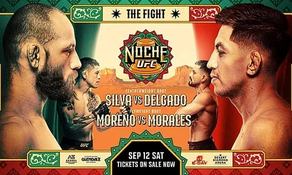 Affiche de l'événement UFC Noche avec combattants