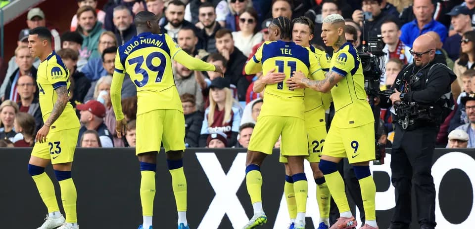 Joueurs de Tottenham célébrant un but