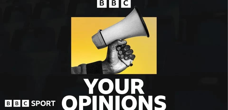 Main speaker holding a megaphone on yellow background