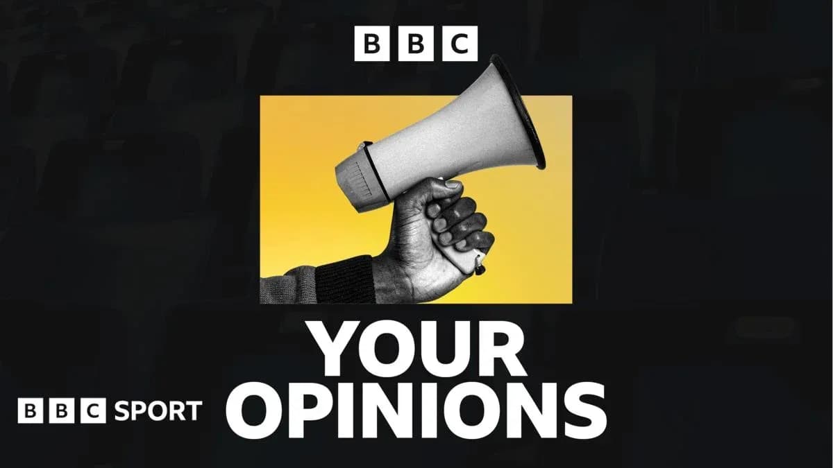 Main speaker holding a megaphone on yellow background