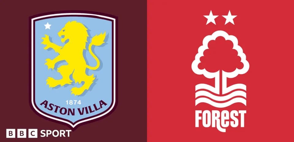Logos d'Aston Villa et de Nottingham Forest