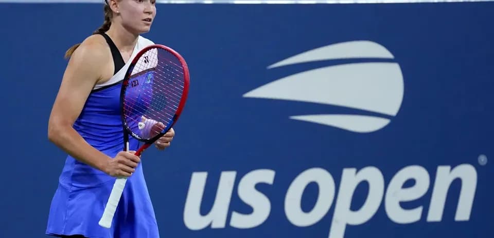 Joueuse de tennis avec raquette au US Open