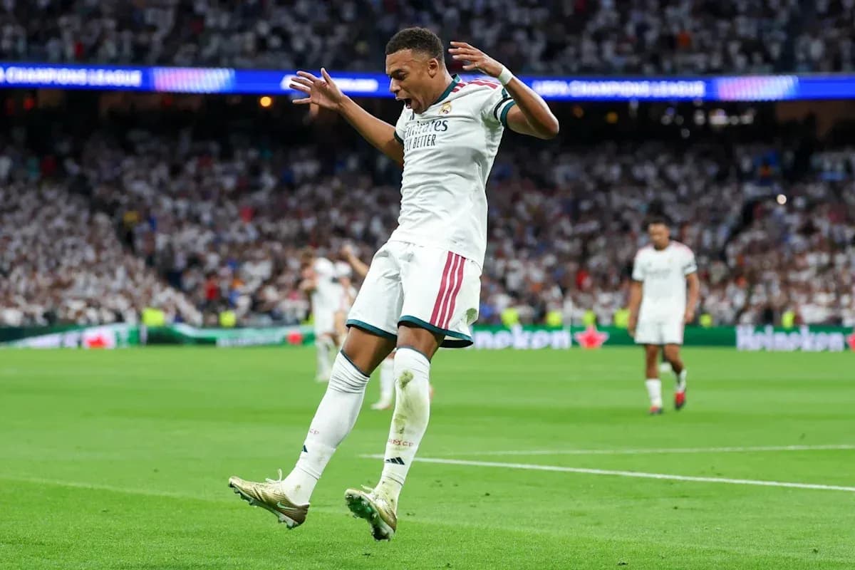 Joueur célébrant un but lors d'un match