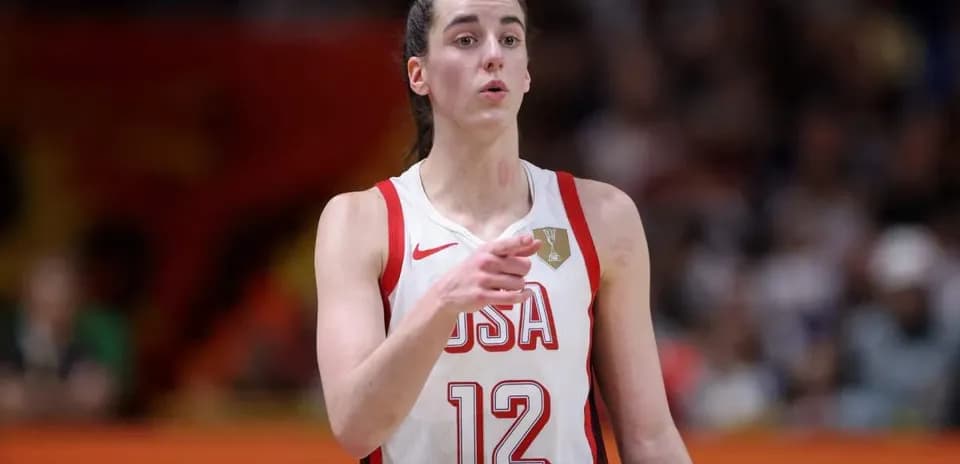 Joueuse de l'équipe USA en action sur le terrain