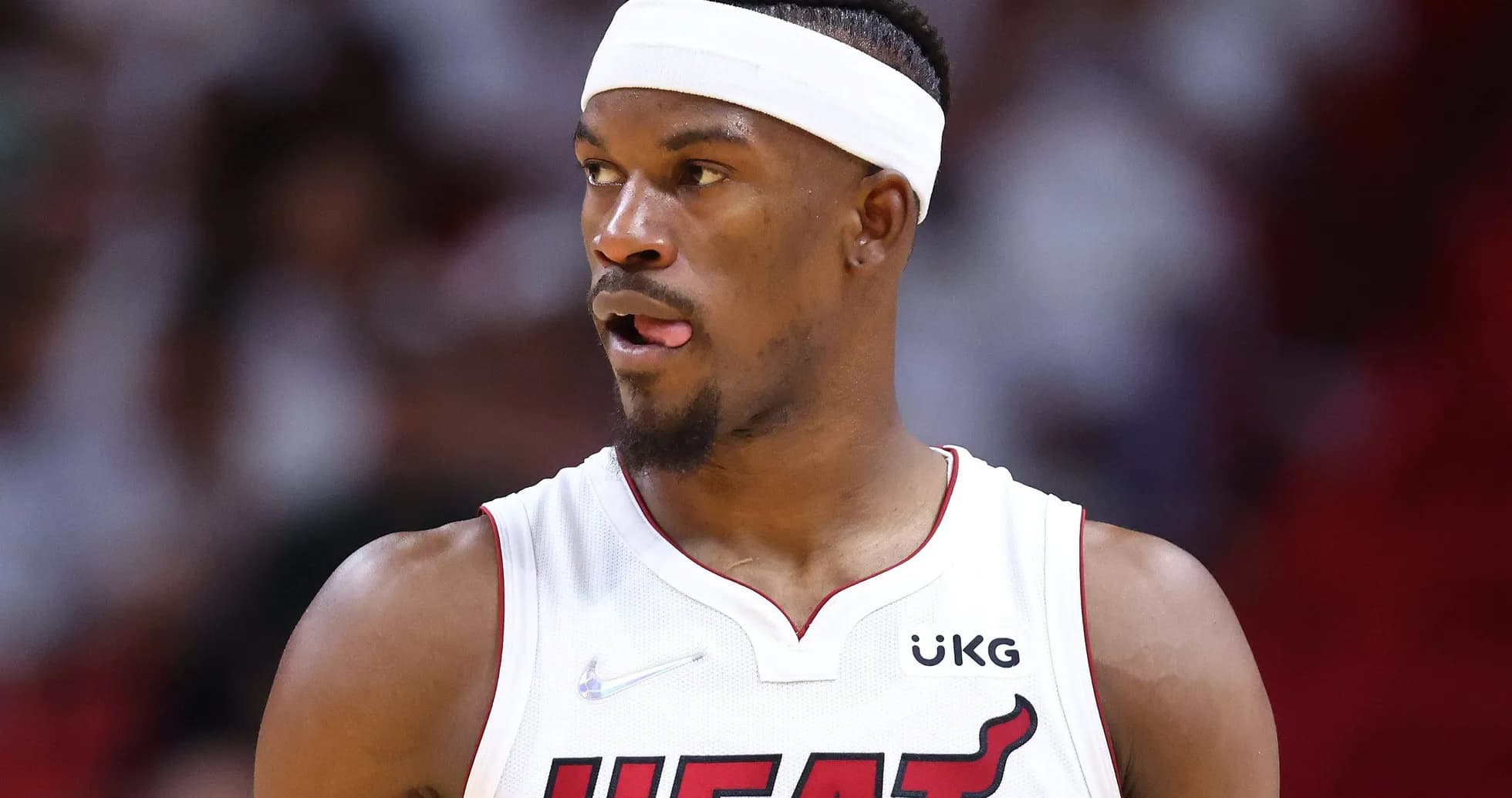 Joueur de Miami Heat en action sur le terrain