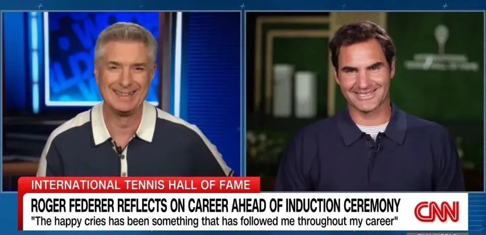 Roger Federer interview ahead of Hall of Fame induction