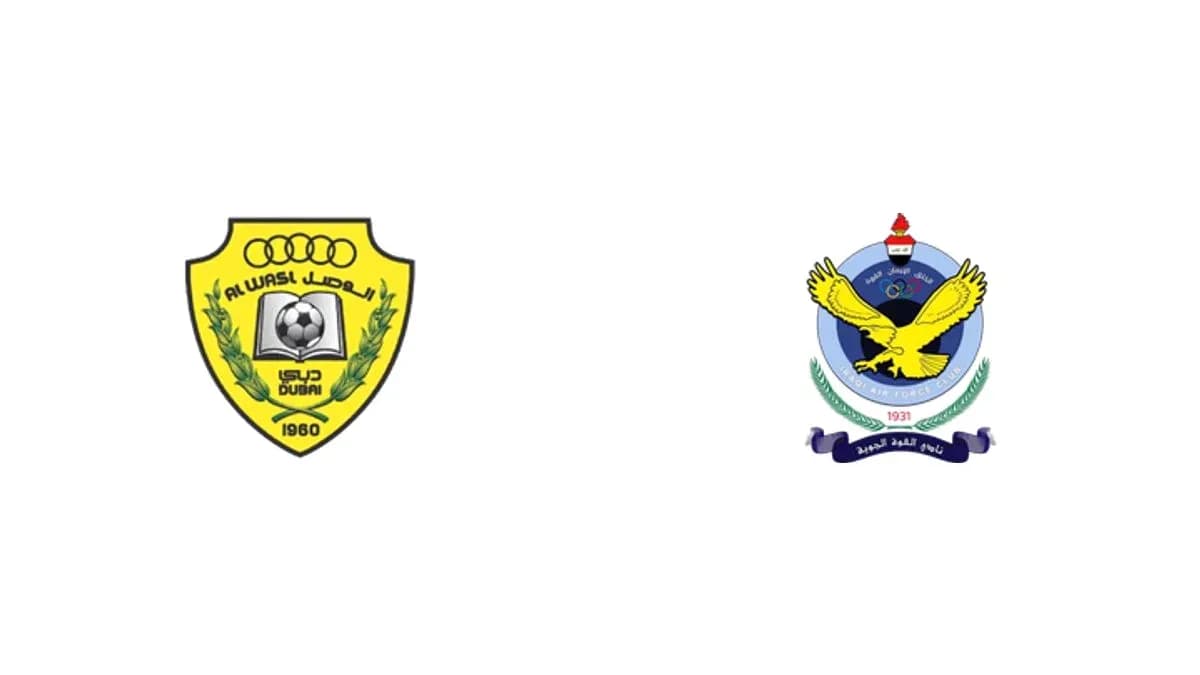 Logos des clubs Al Wasl et Al Quwa Al Jawiya