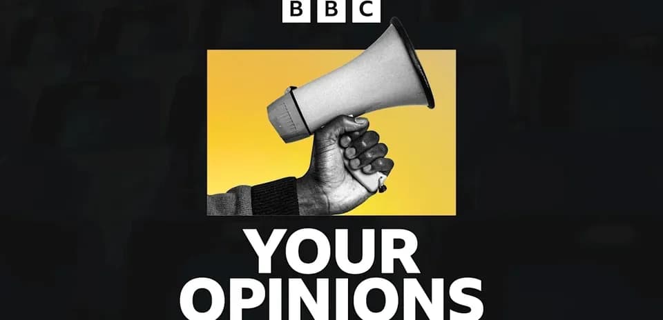 Main image featuring a hand holding a megaphone