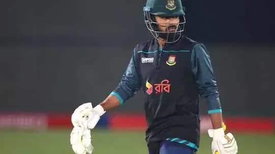 Joueur de cricket bangladais en entraînement