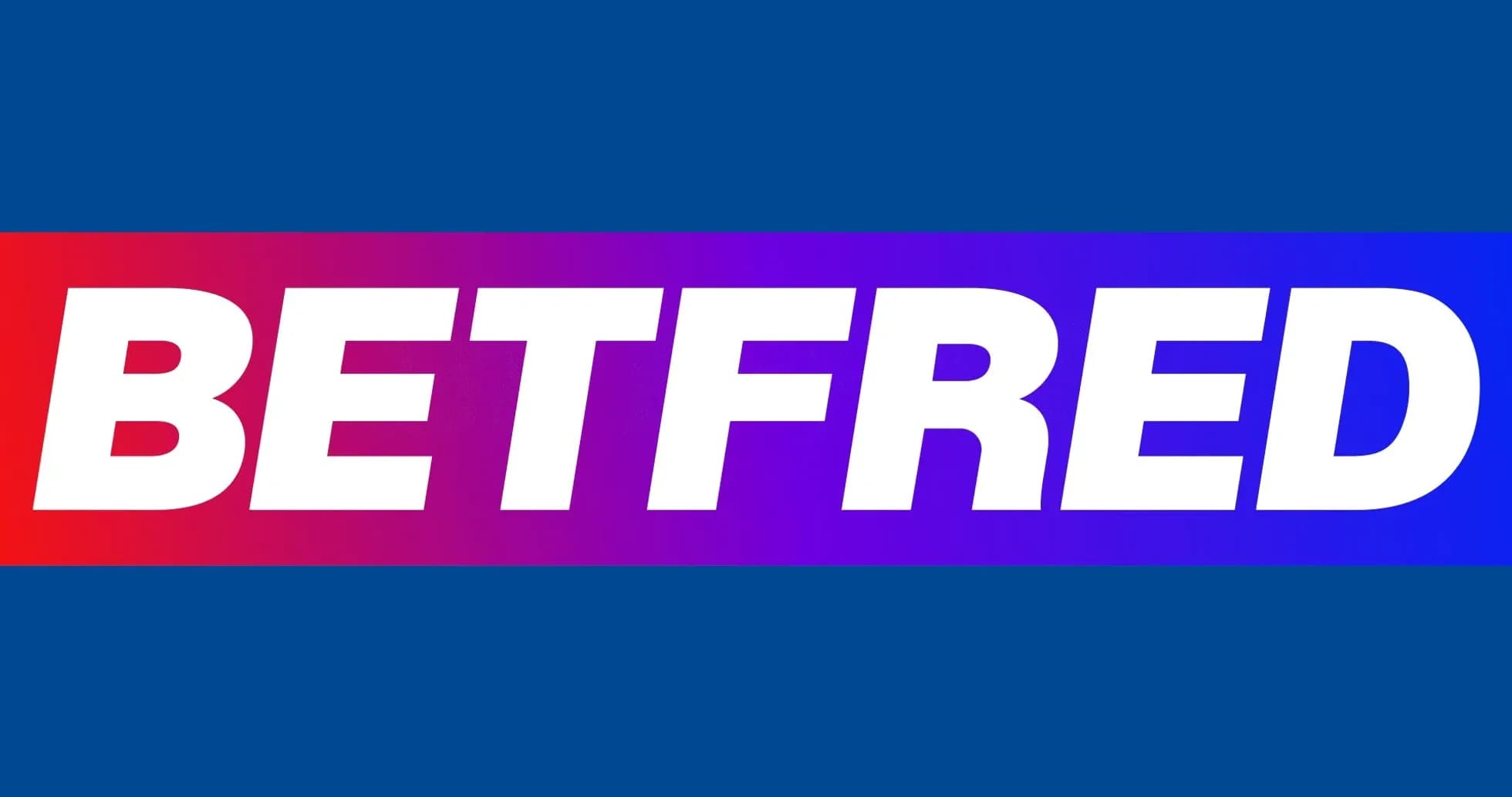 Logo de BETFRED sur fond coloré