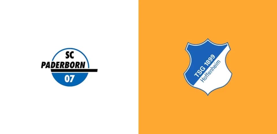 Logos de SC Paderborn 07 et TSG Hoffenheim