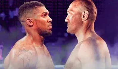 Anthony Joshua et Tyson Fury face à face