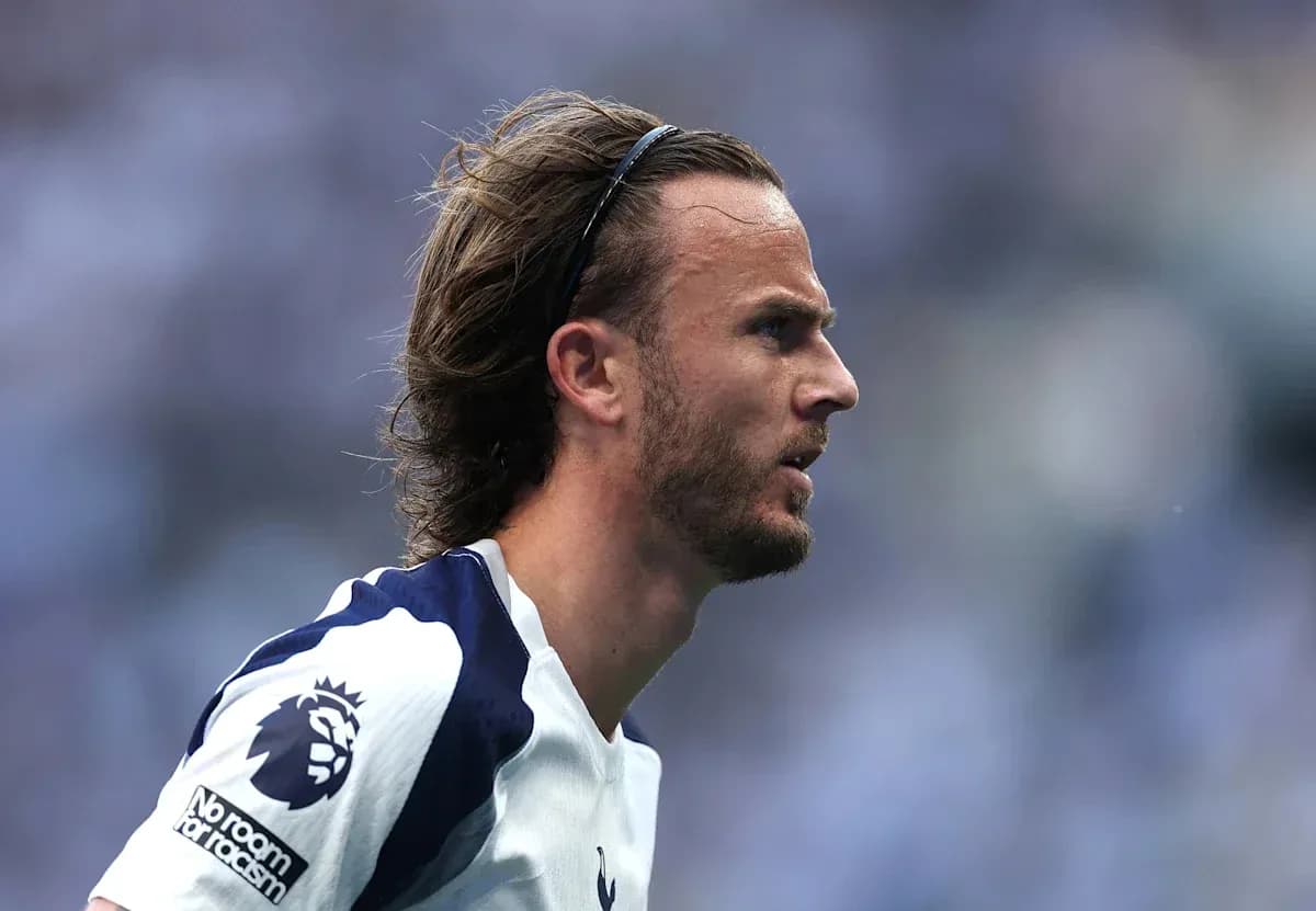Joueur de Tottenham en action sur le terrain