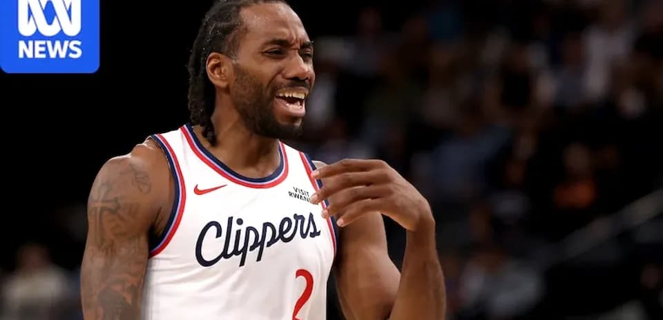 Joueur des Clippers en action sur le terrain