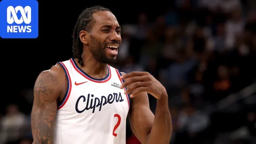 Joueur des Clippers en action sur le terrain