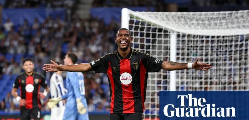 Joueur célébrant un but lors du match