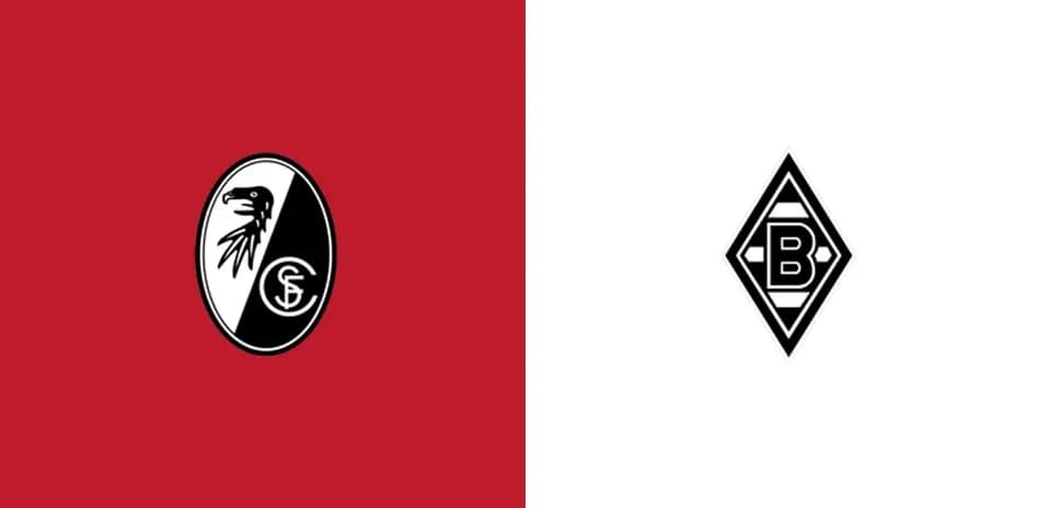 Logos de SC Freiburg et Borussia Mönchengladbach