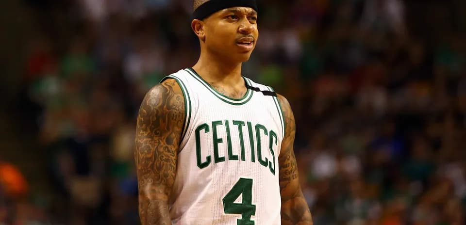 Joueur des Celtics sur le terrain pendant un match