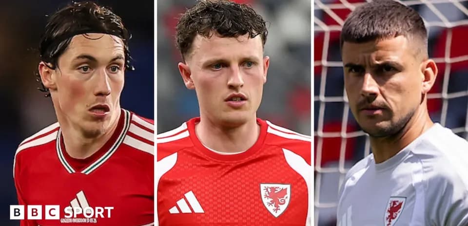 Trois joueurs gallois en tenue de match
