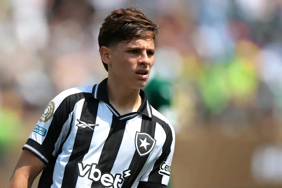 Joueur de Botafogo en action sur le terrain