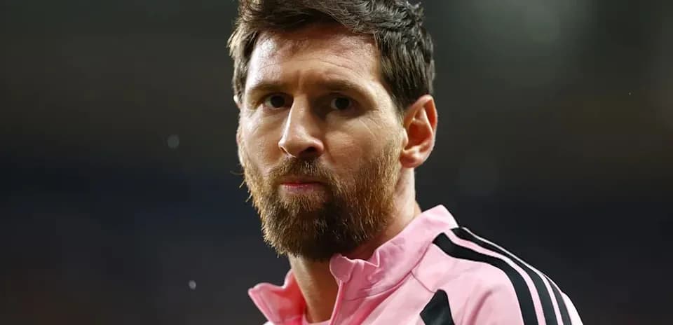 Joueur en maillot rose de l'Inter Miami