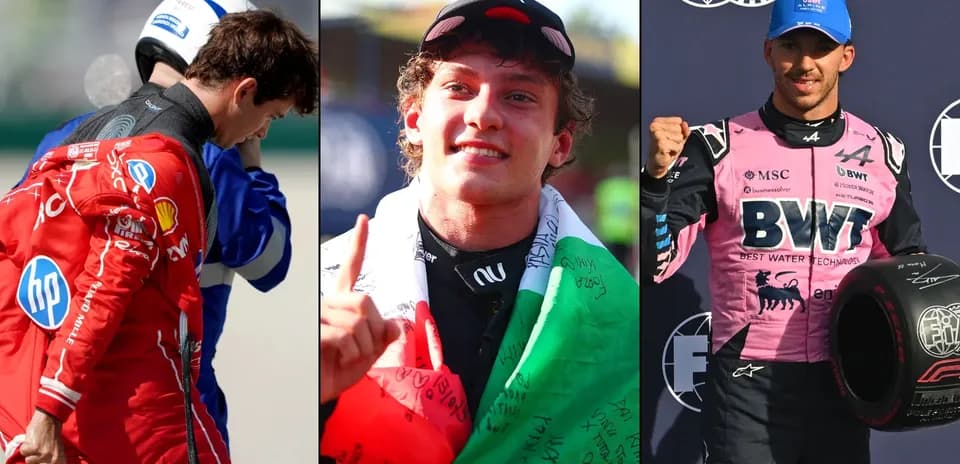 Trois pilotes de F1 dans des situations différentes