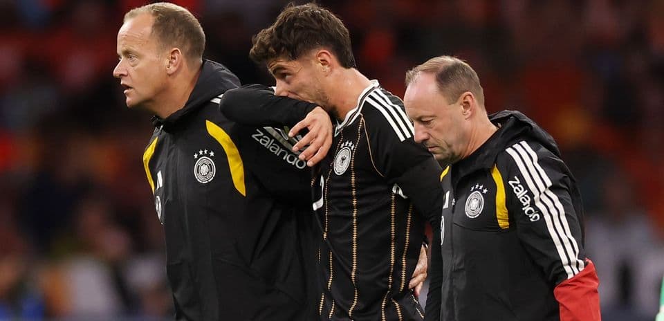 Arsenal confronté à une nouvelle blessure avec Kai Havertz touché aux ischio-jambiers lors de la sélection allemande sous Jurgen Klopp