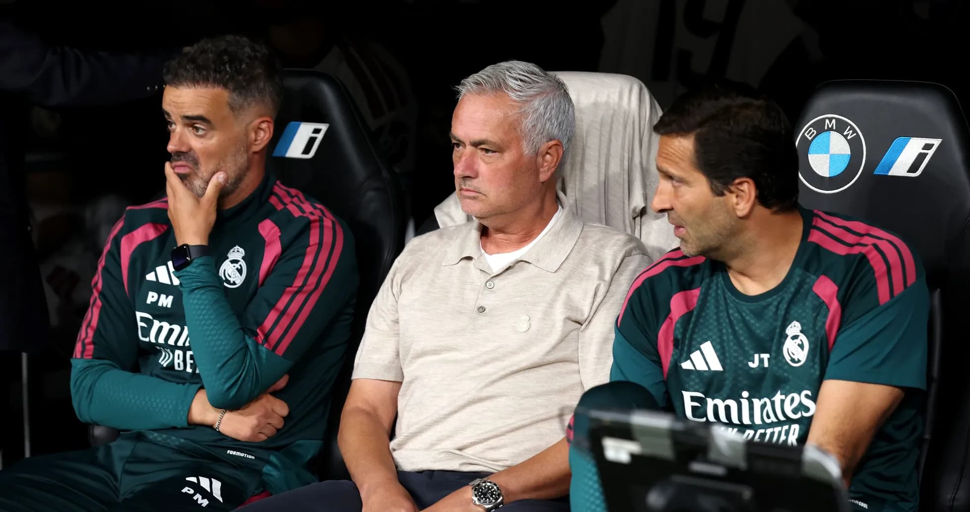 Trois entraîneurs de Real Madrid sur le banc Trois entraîneurs de Real Madrid sur le banc