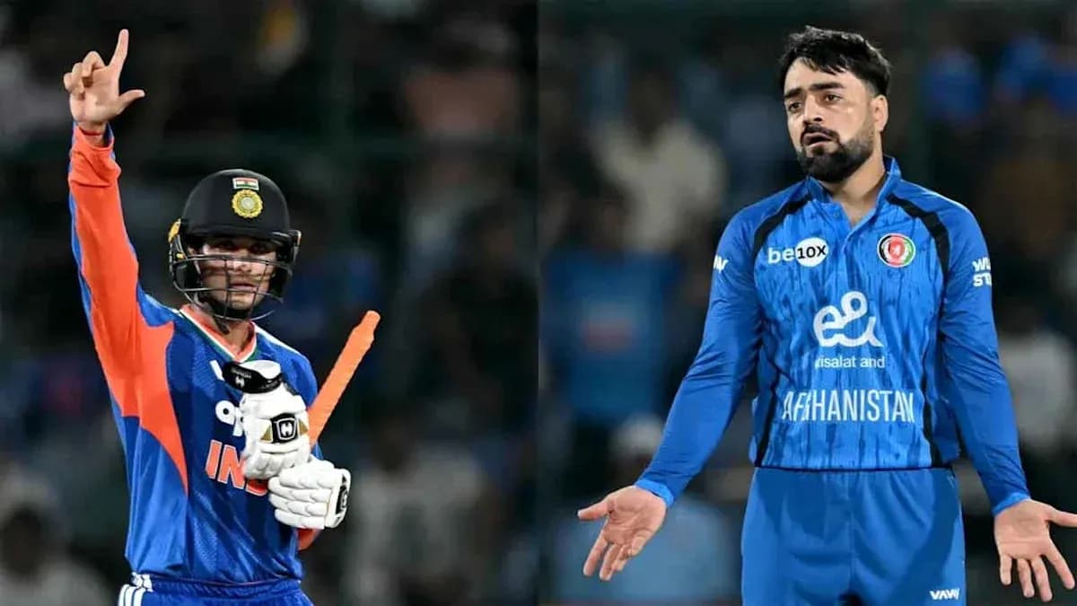 Batsman signaling while bowler reacts during match Batsman signaling while bowler reacts during match
