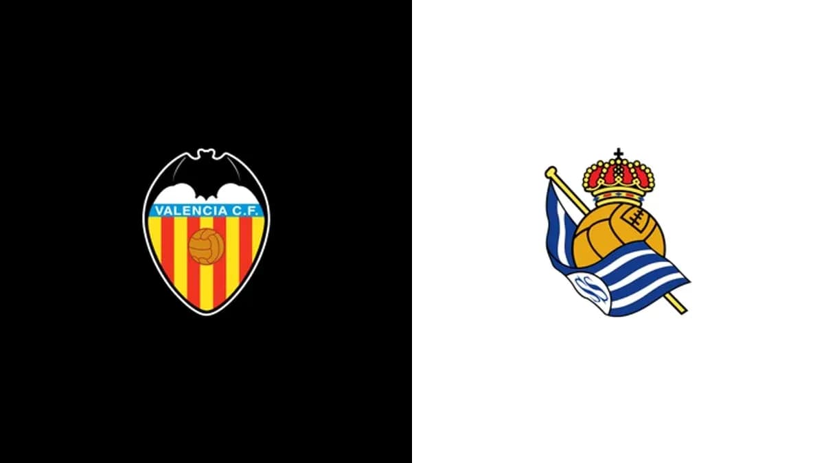Logos de Valencia C.F. et Real Sociedad Logos de Valencia C.F. et Real Sociedad