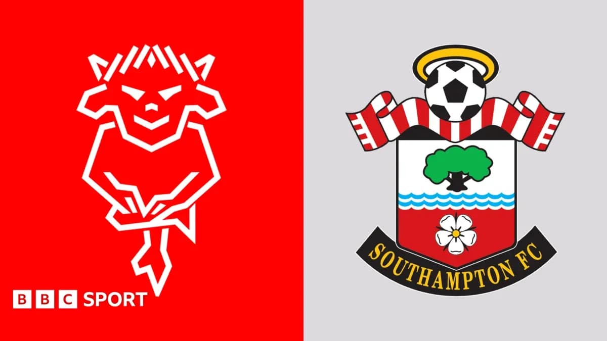 Logos of BBC Sport and Southampton FC Logos of BBC Sport and Southampton FC