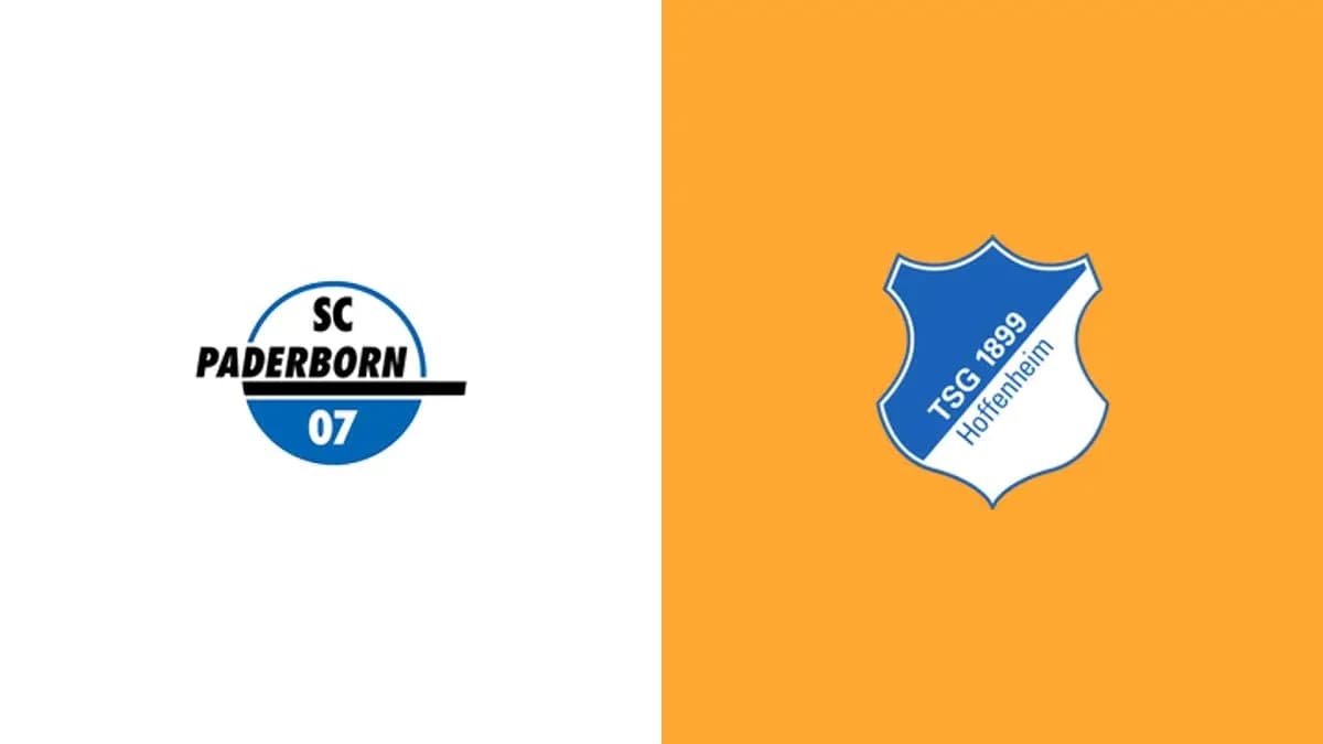 Logos de SC Paderborn 07 et TSG Hoffenheim Logos de SC Paderborn 07 et TSG Hoffenheim