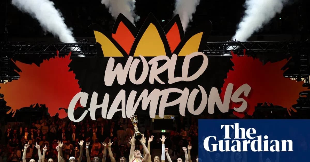 Équipe célébrant le titre de champions du monde Équipe célébrant le titre de champions du monde