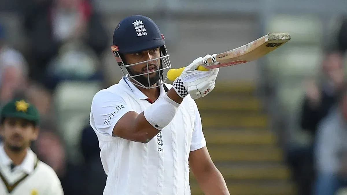 Batsman gesturing with bat during cricket match Batsman gesturing with bat during cricket match