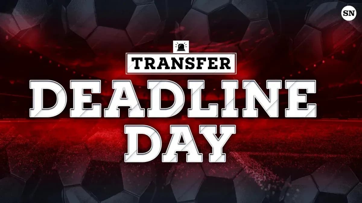Texte sur fond de football annonçant la date limite des transferts Texte sur fond de football annonçant la date limite des transferts