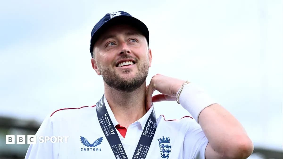 Joueur d'Angleterre portant une médaille de vainqueur Joueur d'Angleterre portant une médaille de vainqueur
