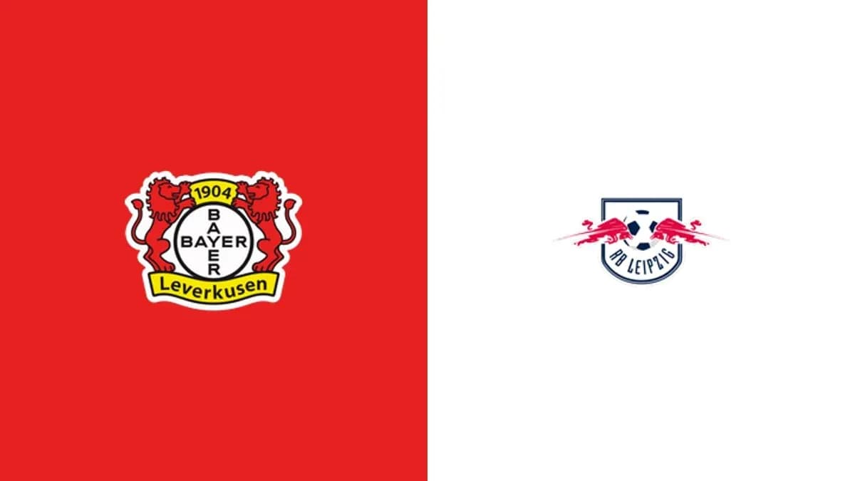 Logos de Bayer Leverkusen et RB Leipzig Logos de Bayer Leverkusen et RB Leipzig