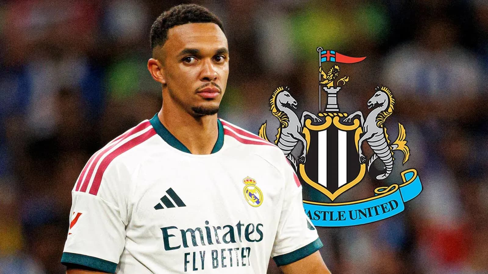 Joueur de football avec le logo de Newcastle United Joueur de football avec le logo de Newcastle United