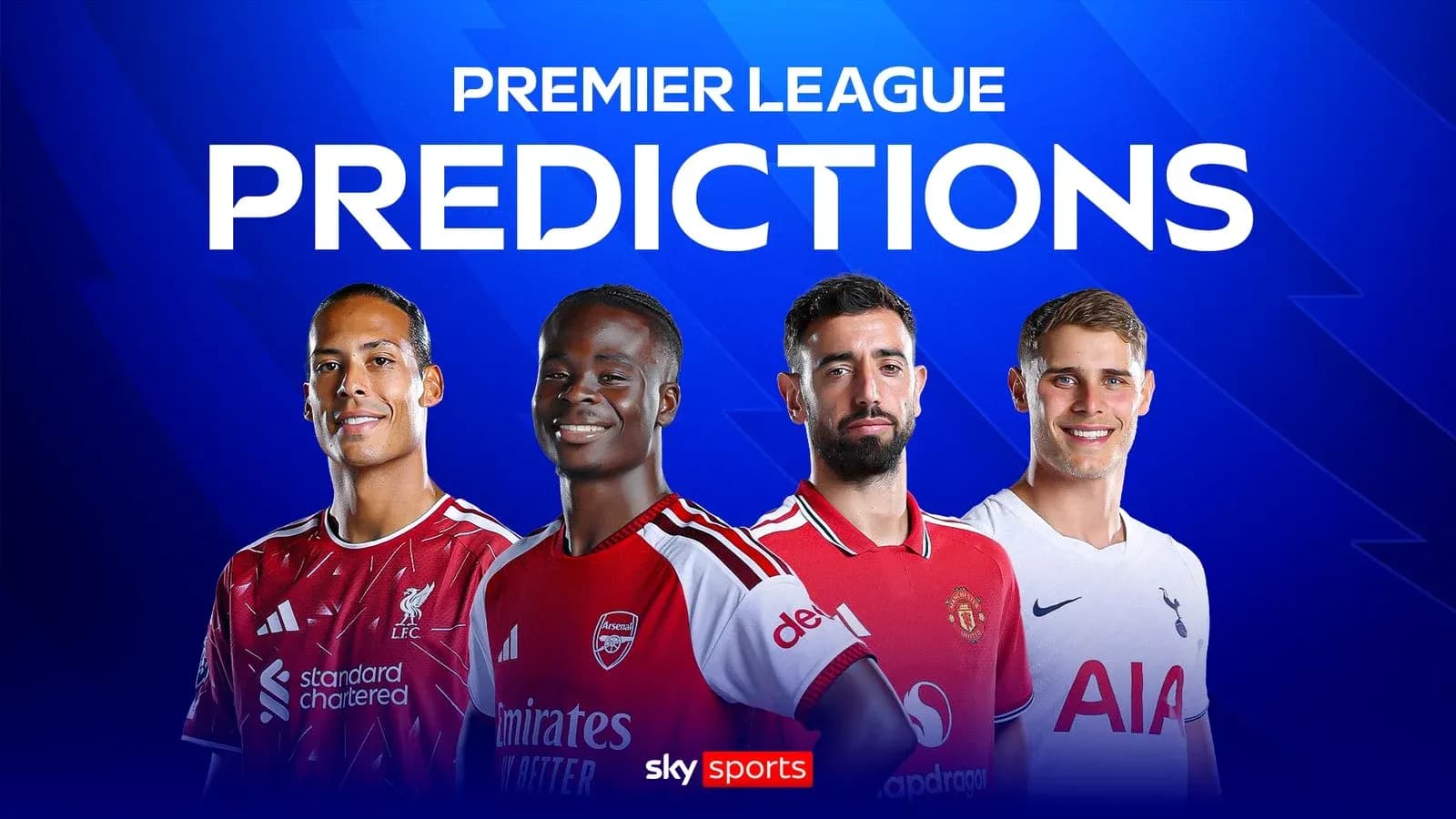 Quatre joueurs de football pour les prédictions de la Premier League Quatre joueurs de football pour les prédictions de la Premier League