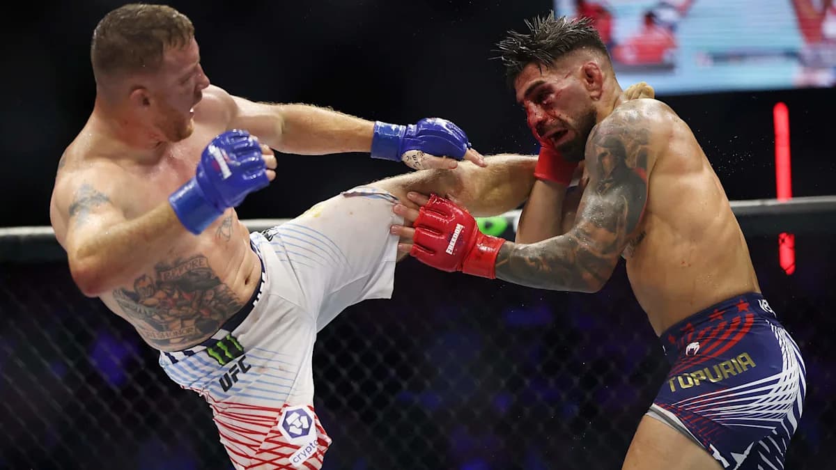 Justin Gaethje défend Ilia Topuria : « Il n’a pas abandonné sur le tabouret » Justin Gaethje défend Ilia Topuria : « Il n’a pas abandonné sur le tabouret »