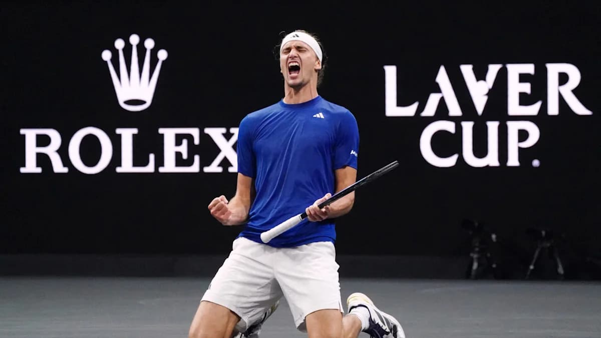 Alexander Zverev offre la victoire à l'équipe Europe à la Laver Cup 2026 Alexander Zverev offre la victoire à l'équipe Europe à la Laver Cup 2026